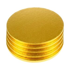 10" Gold Round Masonite Cake Boards