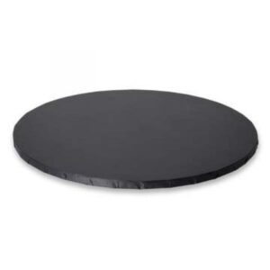10" Black Round Masonite Cake Boards