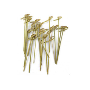 BAMBOO KNOTTED PICKS 12CM 500PC-BOX