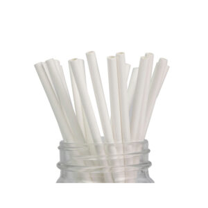 BIODEGRADABLE REGULAR WHITE PAPER STRAW 5000-BOX